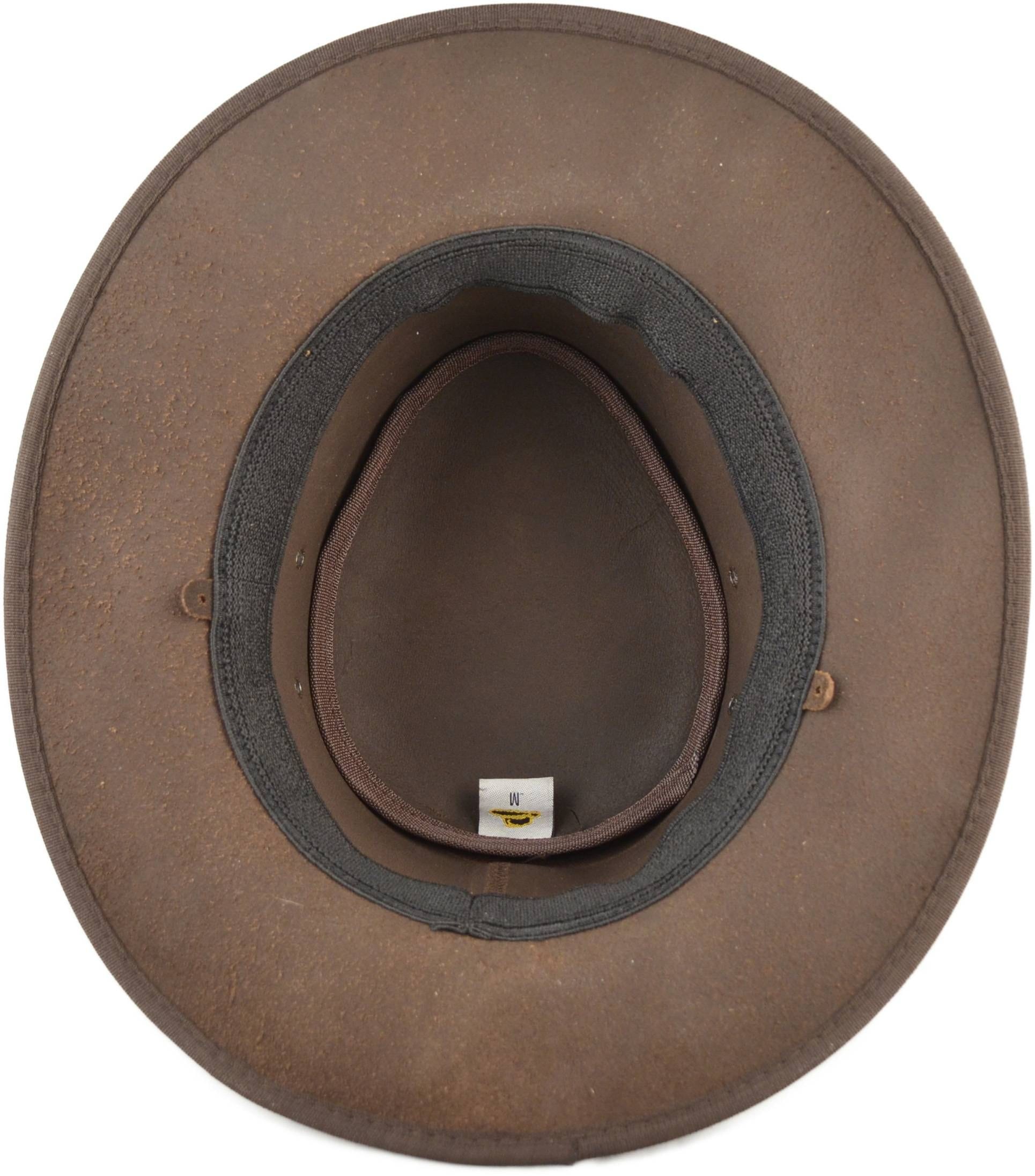 Palarie COWBOY din piele naturala maro 3 Palarie COWBOY din piele naturala maro