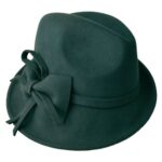 Palarie trilby cu funda din fetru