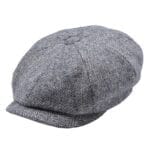 Sapca newsboy herringbone tip Peaky Blinders bleumarin