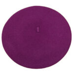 Bereta violet din lana 100%