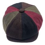 Sapca newsboy patchwork multicolora 5
